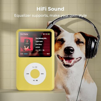 64GB MP3 Player: Bluetooth Y1 Portable Music Digital Player – Packaging