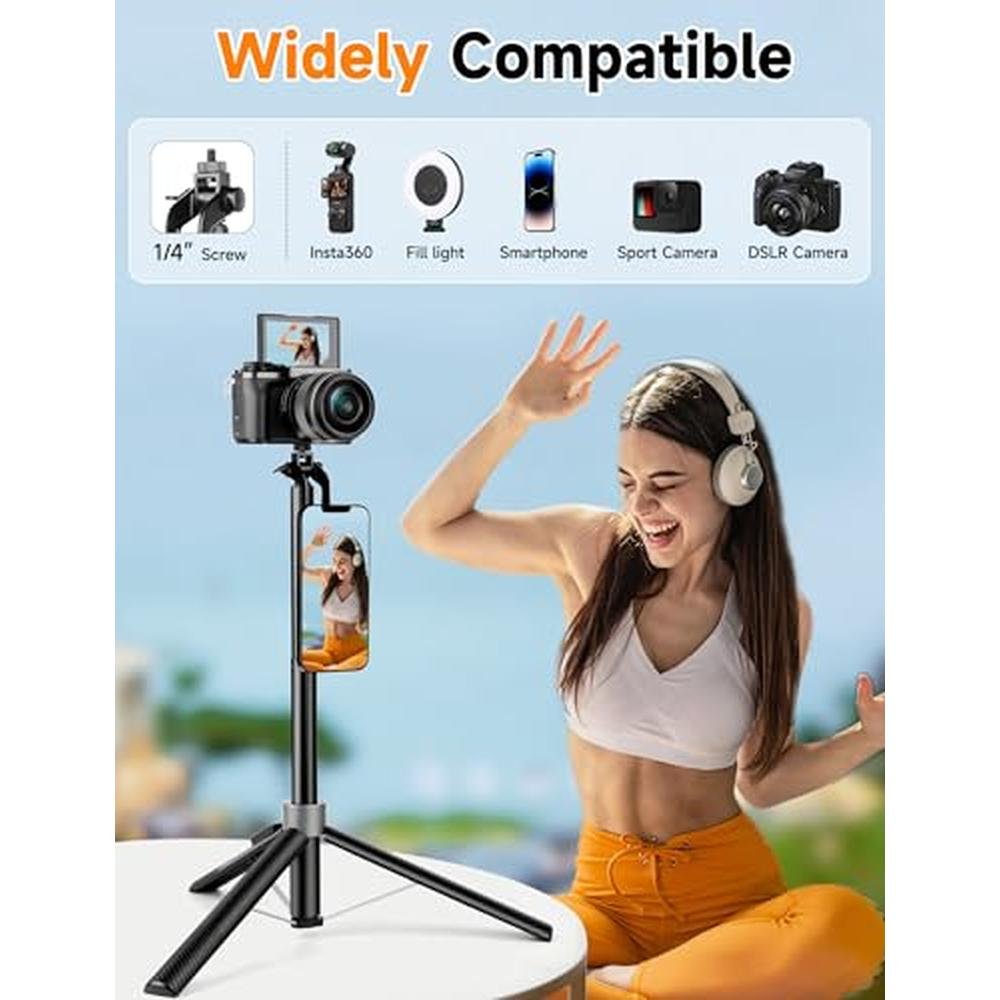 Magnetic Tripod: 70" Phone Tripod Selfie Stick with – Packaging
