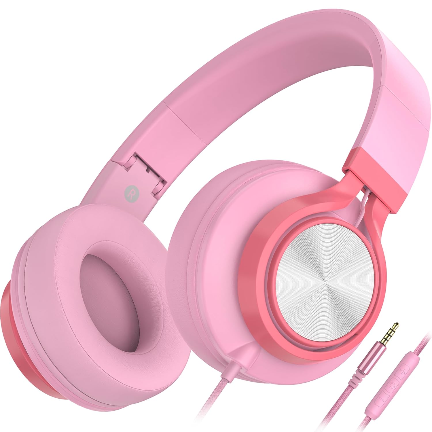 AILIHEN C8 On Ear Headphone with Mic (Pink)