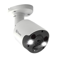 Swann 4K 885MSFB Bullet with Spotlight Spotlight Camera Security Camera, White (885MSFB)