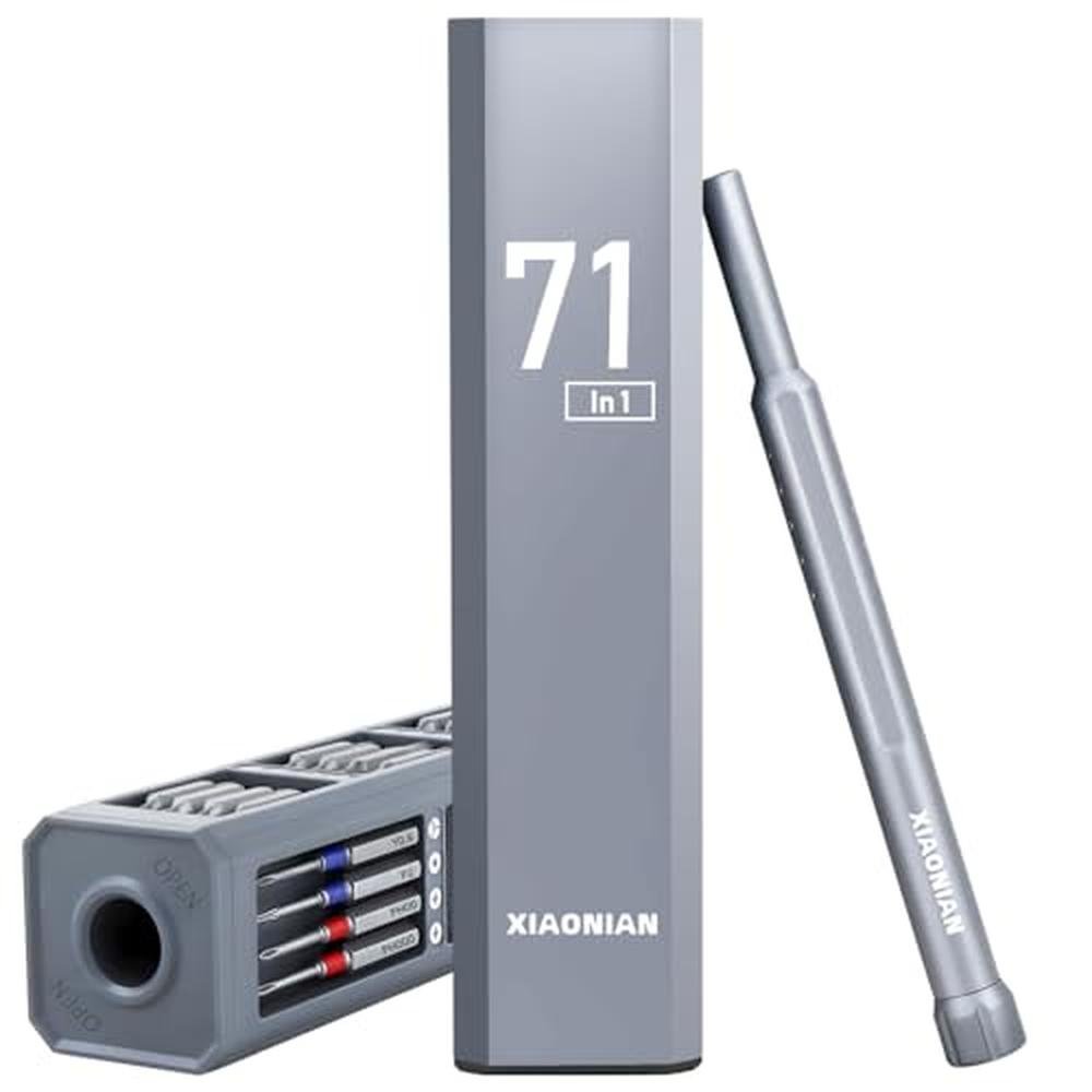 Screwdriver Set: XIAONIAN 71-in-1 Mini Multi-Bits Precision – Front View