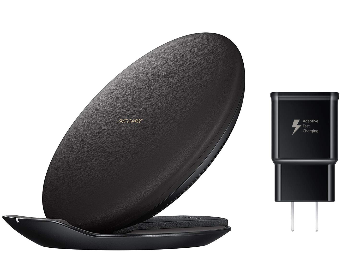 Samsung Qi Certified Fast Charge Wireless Charging Convertible Stand/Pad - US Version - Black - EP-PG950TBEGUS