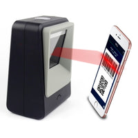 2D Barcode Scanner,Symcode Omnidirectional Hands-free USB Barcode Reader For Mobile Payment Computer Screen Scan