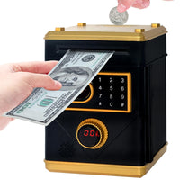 Upgrade Electronic Piggy Bank for Kids,Touch Screen Money Bank Digital Counting ATM Machine Bank Cash Coin Can with Password Saving Box,Toys for Girls Boys 5 6 7 8 9 10 11 12 Year Old Birthday Gifts