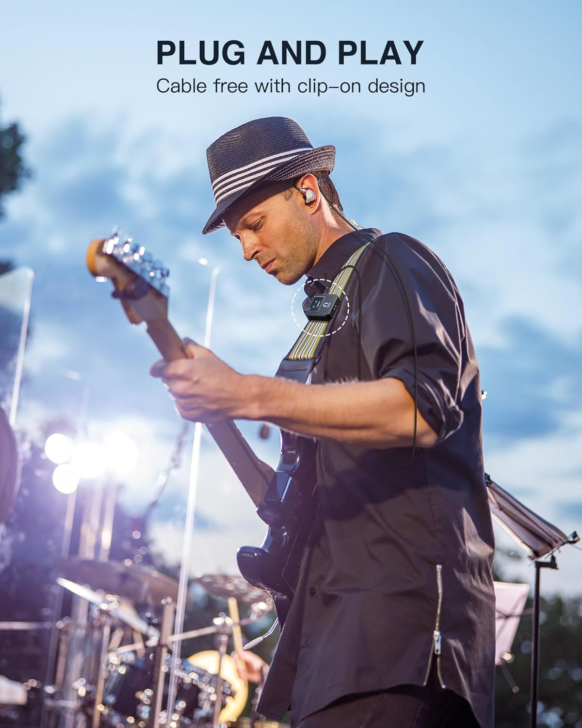 LEKATO Wireless in-Ear Monitor MS-20 Charging – Close-up Detail