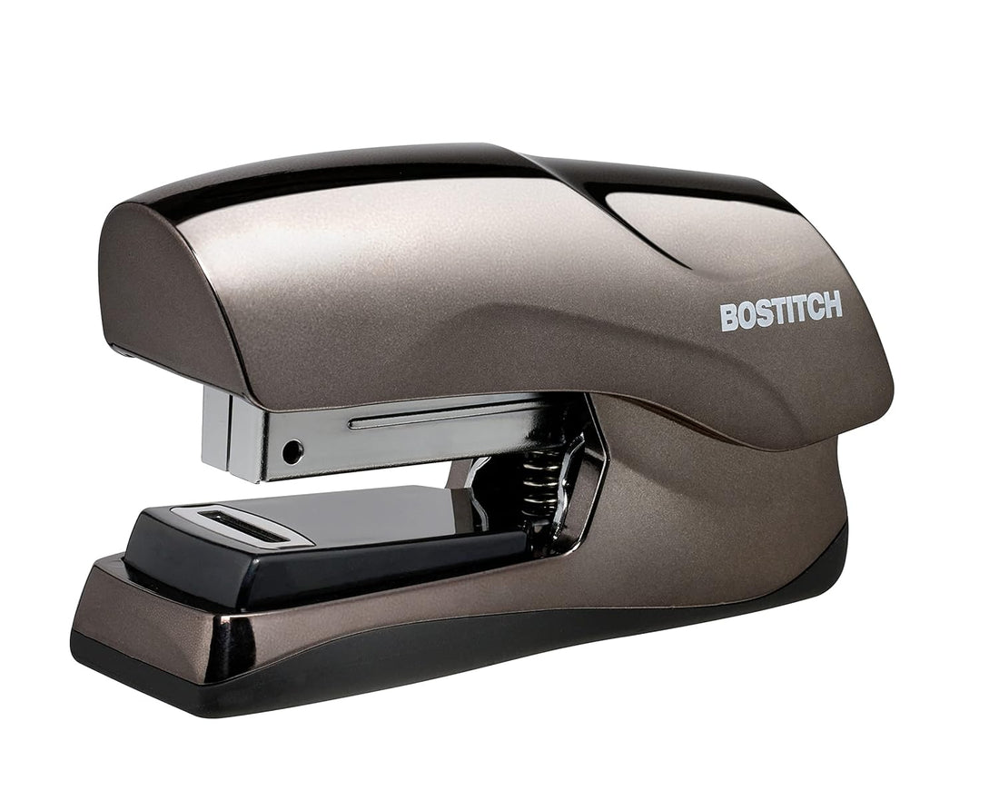 Bostitch Office Heavy Duty 40 Sheet Stapler, Small Stapler Size, Fits into The Palm of Your Hand, Black Chrome