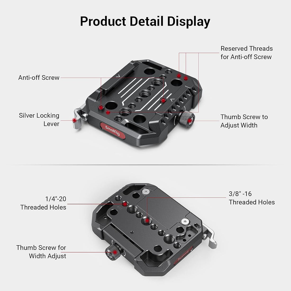 SmallRig Drop-in Baseplate 2887