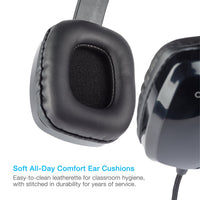 Cyber Acoustics K12 Stereo Headset Combo Plug