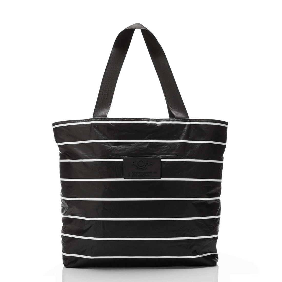 ALOHA Collection Totes, Pinstripe White on Black (DT), Day Tripper Tote
