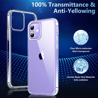 Temdan Case Designed for iPhone 12 Case/Designed for iPhone 12 Pro Case -Clear