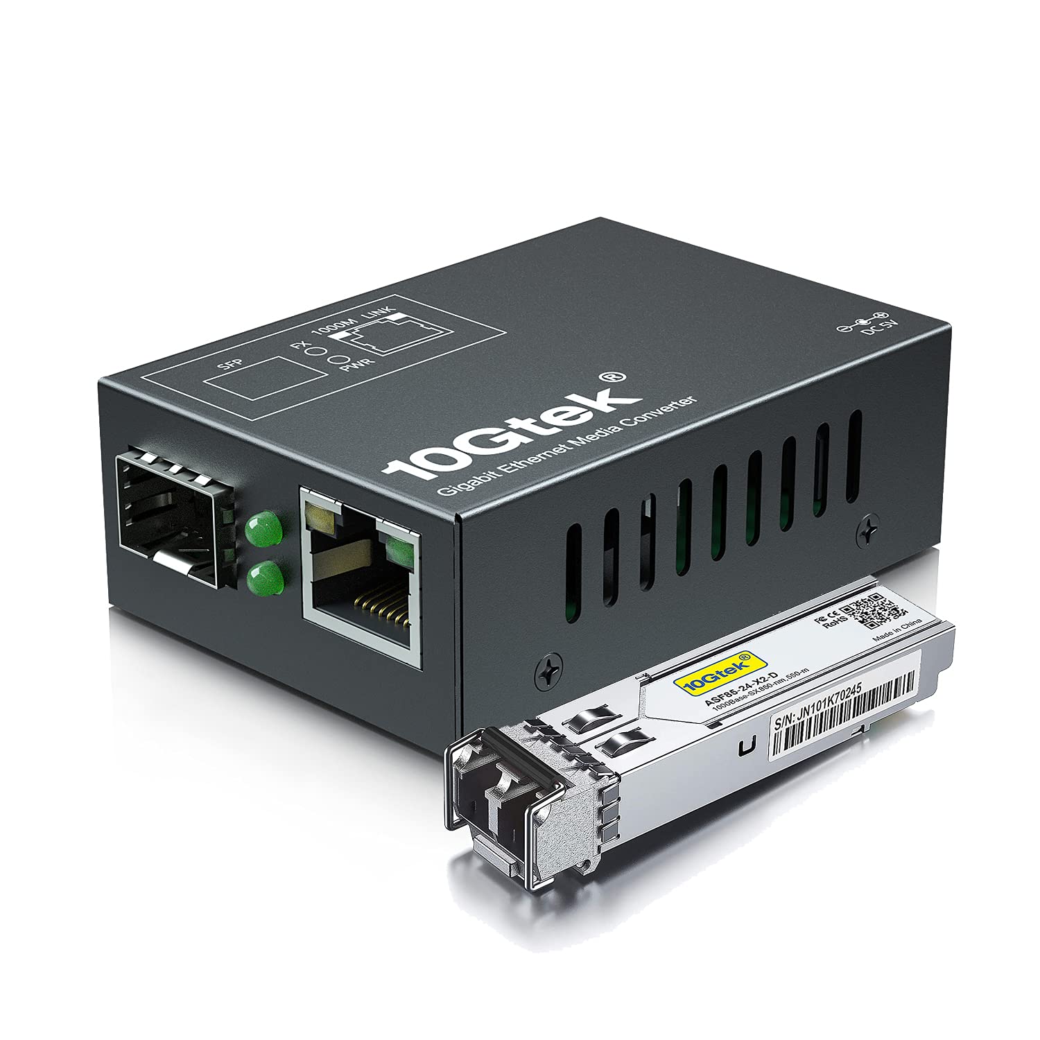 1.25G Media Converter, small size, SFP 550m