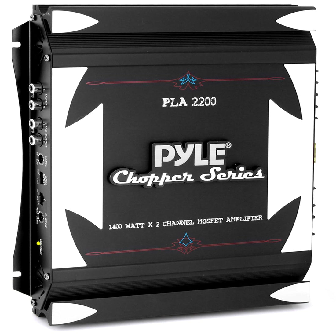 Pyle PLA2200 2-Channel 1,400-Watt Bridgeable Mosfet Amplifier