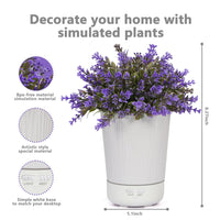 Ibecah Essential Oil Diffuser Aromatherapy Diffuser - Lavender Potted Plants Ultrasonic Humidifier with Auto Shut-Off, Aroma Oil Diffuser for Home Bedroom Office,Super Quiet