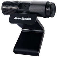 AVerMedia Live Streamer CAM 313: Full HD 1080P Streaming Webcam, Privacy Shutter, Dual Microphone, 360 Degree Swivel Design, Exclusive AI Facial Tracking Stickers. (PW313)