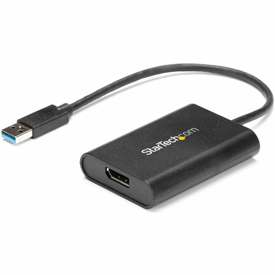 StarTech.com USB 3.0 to DisplayPort Adapter - 4K 30Hz - External Video & Graphics Card - Dual Monitor Display Adapter - Supports Windows (USB32DPES2),Black