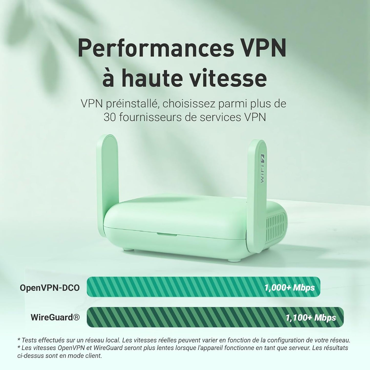 GL.iNet MT5000 (Brume 3) High-Speed Wired VPN Security – Back View