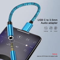 2-Pack USB Type C to 3.5mm Female Headphone Jack Adapter, USB C to Aux Audio Dongle Cable Cord Compatible for Pixel 7/7a/7pro/6a/6/6pro/5a/4/3/2XL, Samsung Galaxy A54 A34 S23 S22 S21 S20 A14 A03s