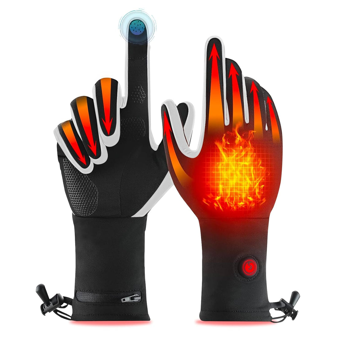 Heated Glove Liners, Heated Arthritis Gloves Raynauds Gloves, Winter Electric Heated Gloves for Men Women
