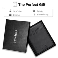 SwanScout Wallet for Galaxy SmartTag, Black, for SmartTag2, Wallets With a Tracker Holder