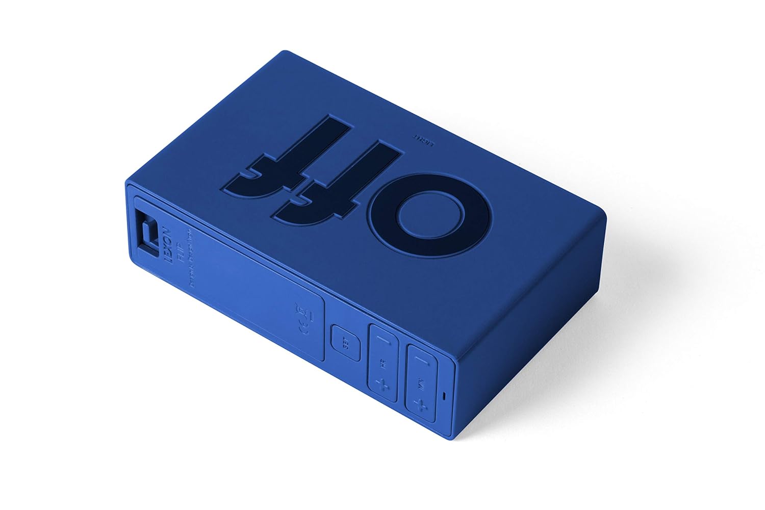 LEXON - FLIP+ Reversible LCD Alarm Clock Radio Controlled - Dark Blue