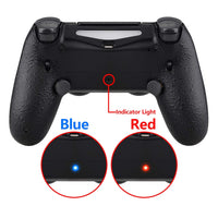 eXtremeRate Textured Black Dawn 2.0 FlashShot Trigger Stop Remap Kit for PS4 CUH-ZCT2 Controller, Upgrade Board & Redesigned Back Shell & Back Buttons & Trigger Lock for PS4 Controller JDM 040/050/055