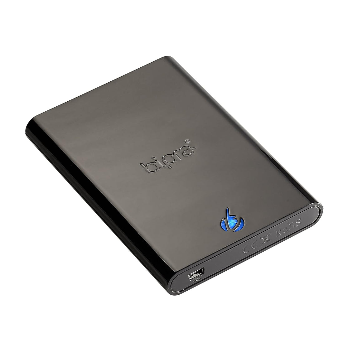 Bipra S2 2.5 Inch USB 2.0 FAT32 Portable External Hard Drive - Black (750GB)