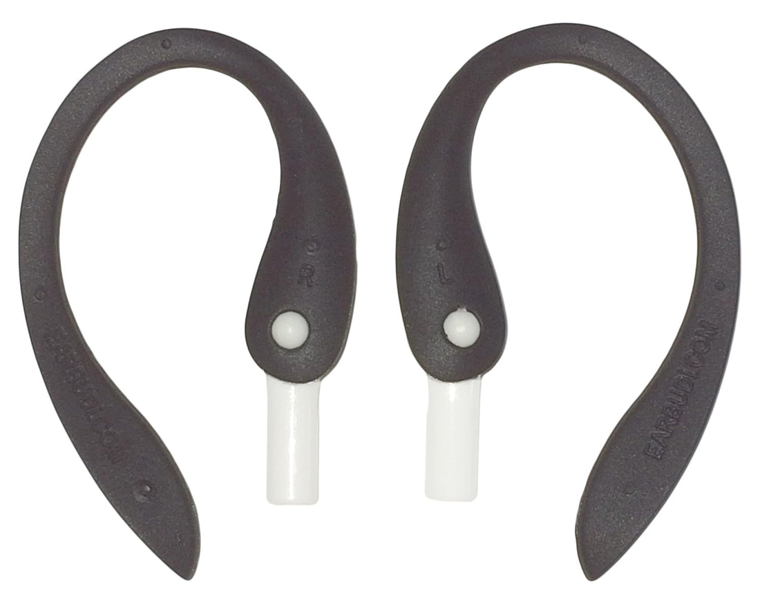 EARBUDi FLEX - Clips on and off Your Apple iPhone wired EarPods | Bends for Amazing Custom Hold on your Ear | Designed for your wired EarPods that come free with the latest iPhone models | (Black)