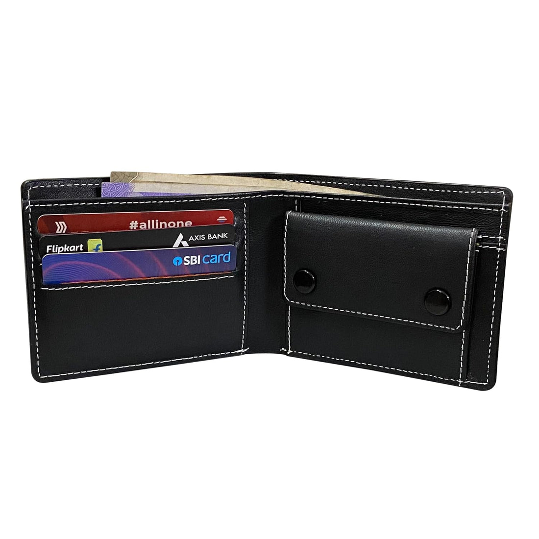 Balona Genuine Leather Anti-Theft RFID-Blocking 3D Crocodile Printed Gifting Minimalist Bifold Wallet Regular Credit Card Case for Men (Coin, Grey)