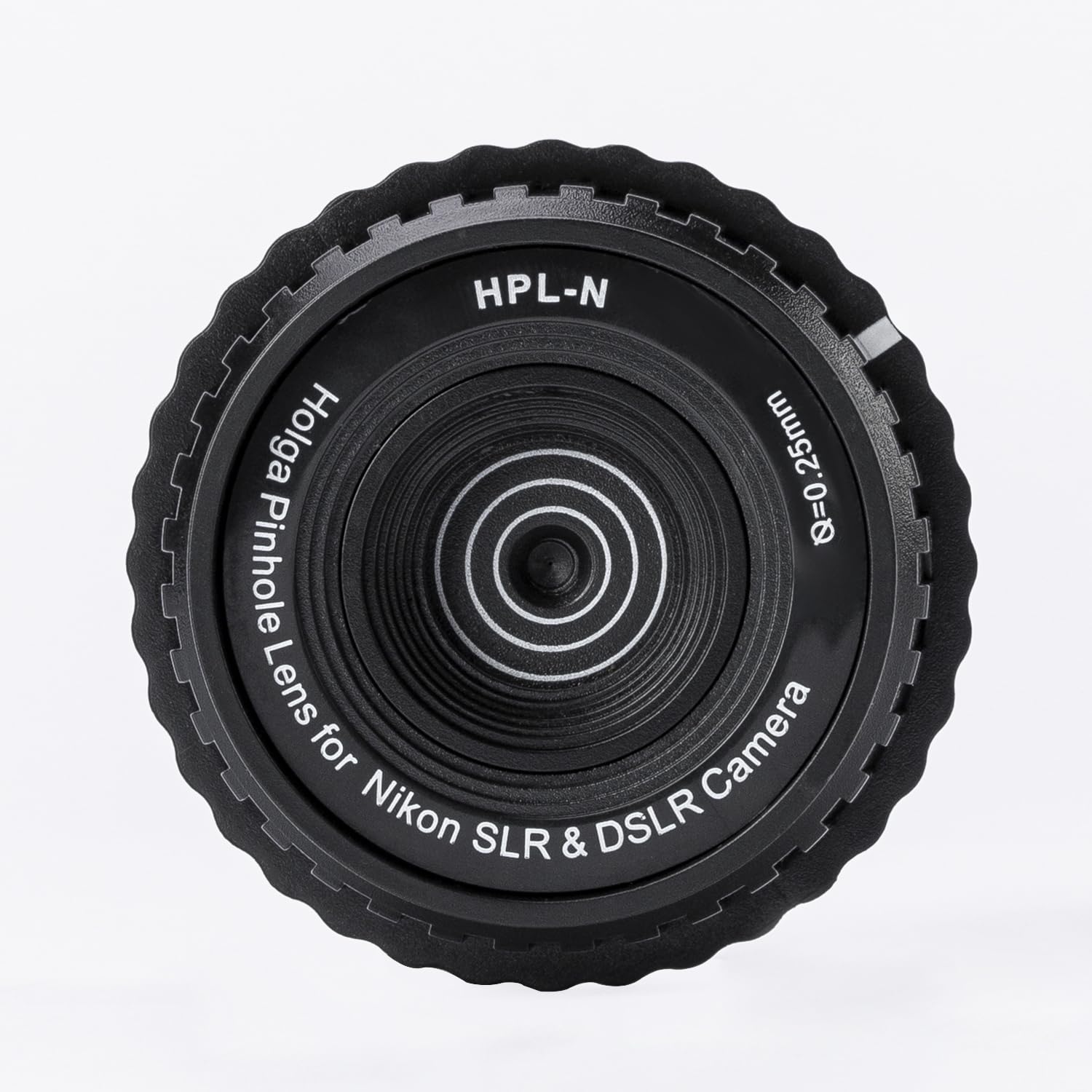 Holga HPL-N 0.25mm Pinhole Lens for Nikon SLR & DSLR Camera(Black