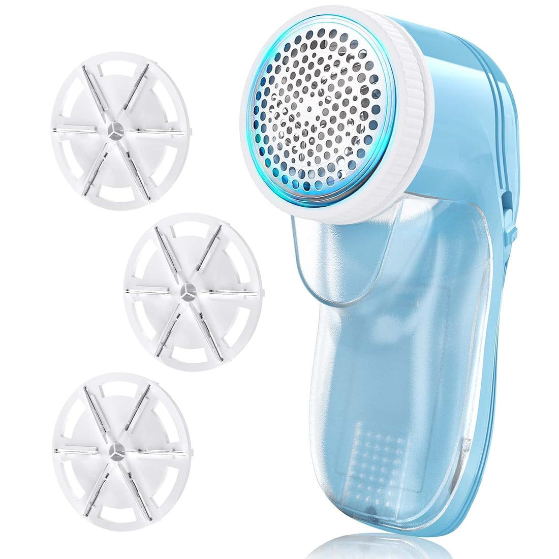 Fabric Shaver, Electric Lint Remover, Lint Shaver with 3 Replaceable Blades USB Rechargeable, Sweater Shaver, Clothes Shaver, Pilling Remover, Fabric Shaver Fuzz Remover for Clothes Furniture