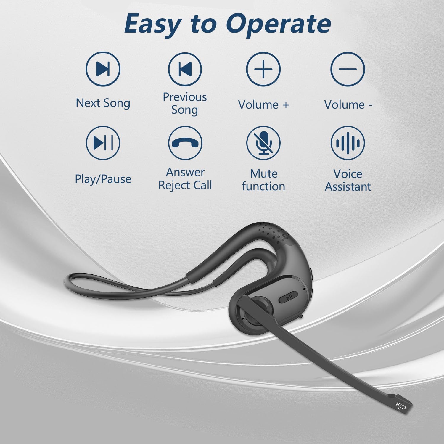 BANIGIPA Bluetooth Headset with Removable Microphone – Packaging