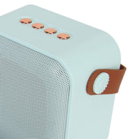 Portable BTSpeaker Mini Karaoke Machine Set with 1 Wireless Microphone,BTMicrophone Karaoke for Home Party KTV (Green)