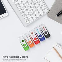 4GB Flash Drive Wooolken USB Flash Drive Thumb Drive Zip Drive USB 2.0 Memory Stick Jump Pen Drive for Portable Data Storage