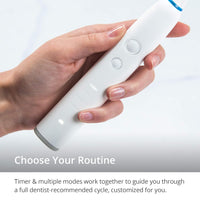 Sonic Electric Toothbrush by GreaterGoods, Home Oral Care Kit Includes Rechargeable Battery, Charger, Holder, & Replacement Heads