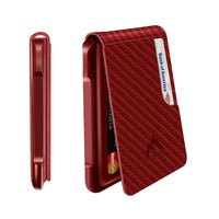 Muradin Aluminium Men Travel Accessory- Travel Wallet(Red)