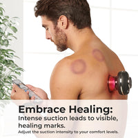 LifePro 4-in-1 Smart Cupping Red Light Therapy Massager- Portable Cupping Therapy - Rechargeable Cupping Therapy Device