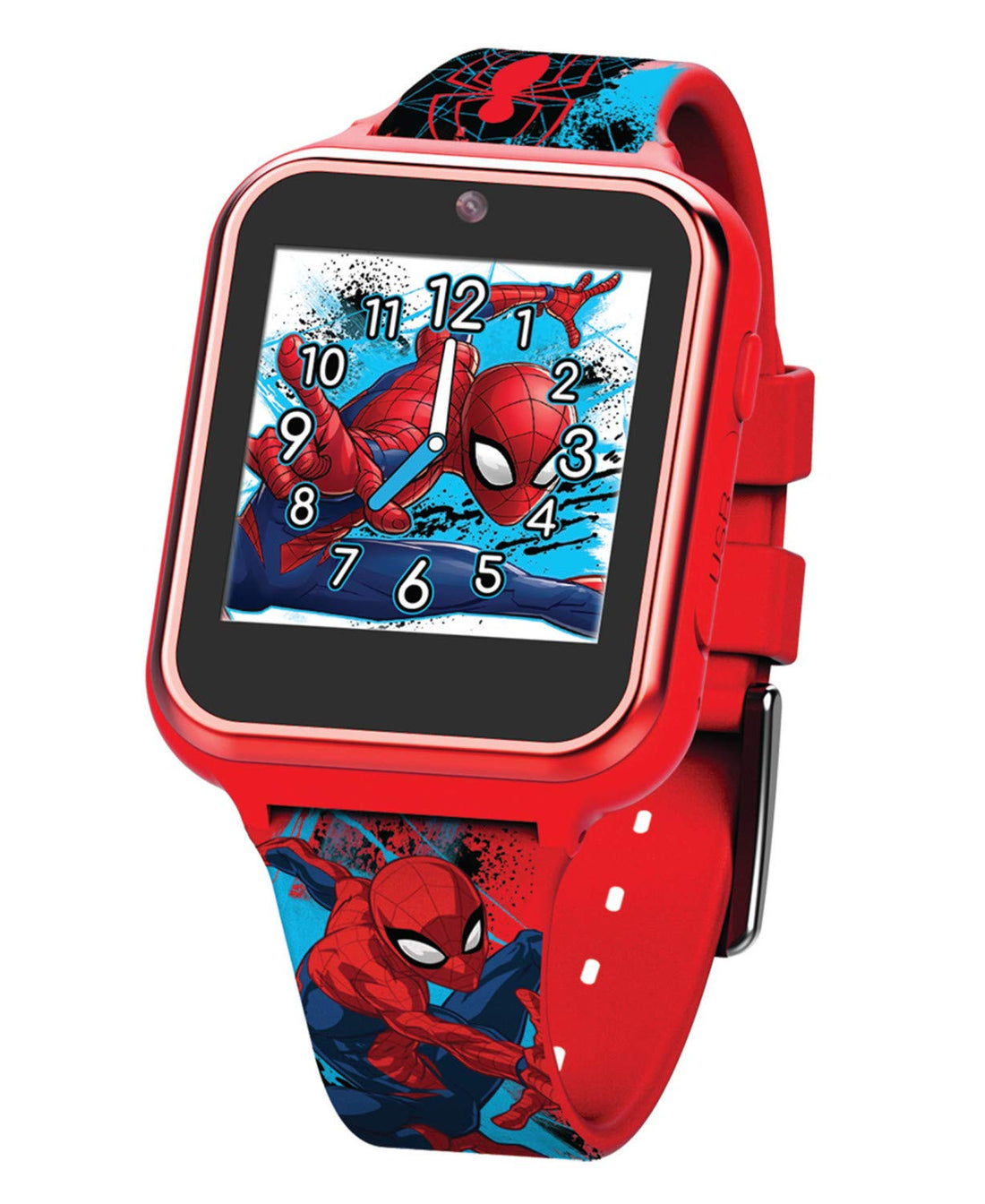 Marvel Comics Spider_Man Touchscreen Interactive SmartWatch (Model: SPD4588AZ) Red