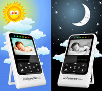 The New Babysense Under-The-Mattress Baby Movement Monitor - The Original Non-Contact Infant Monitor Ensuring Full Bed Coverage with 2 Sensor Pads - with Enhanced Sensitivity…