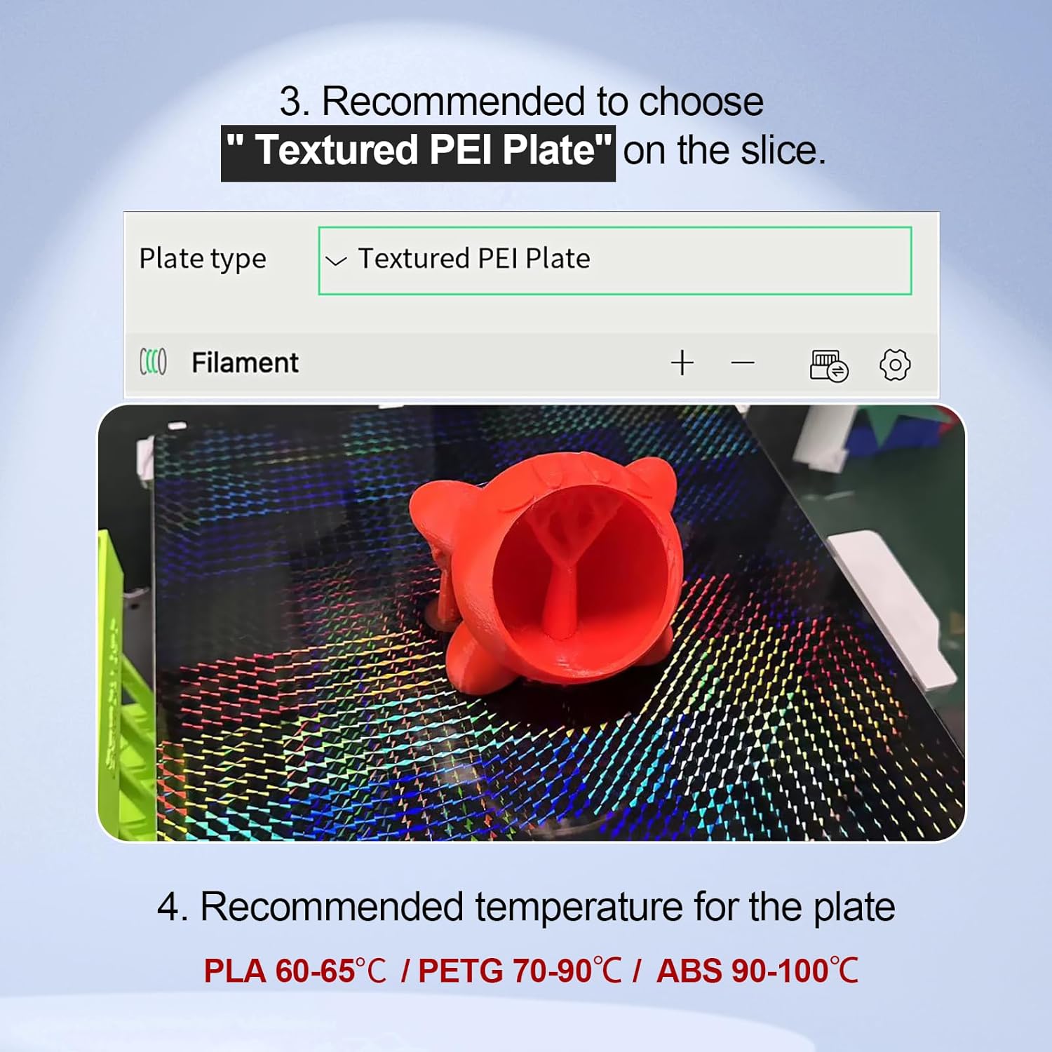 IdeaFormer Upgraded H1H Build Plate for Bambu Lab X1 X1C X1E P1P P1S A1, Rainbow Steak+Phantom H1H Spring Steel Sheet 257x257mm for Bambu Labs 3D Printers