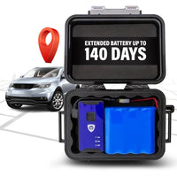 BrickHouse 140-Day GPS Tracker for Vehicles - Magnetic Case & Extended Battery - Long Lasting Car Tracker - Hidden Tracker Device - GPS Tracker for Kids, Trucks, Teens, Elderly - Subscription Required