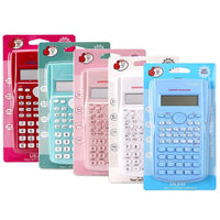 Scientific Calculators Desktop, Scientific Calculators for Students, Scientific Calculator 240 Functions 2 Line 10+2 Digits, Desk Math Calculator for School (Pink)