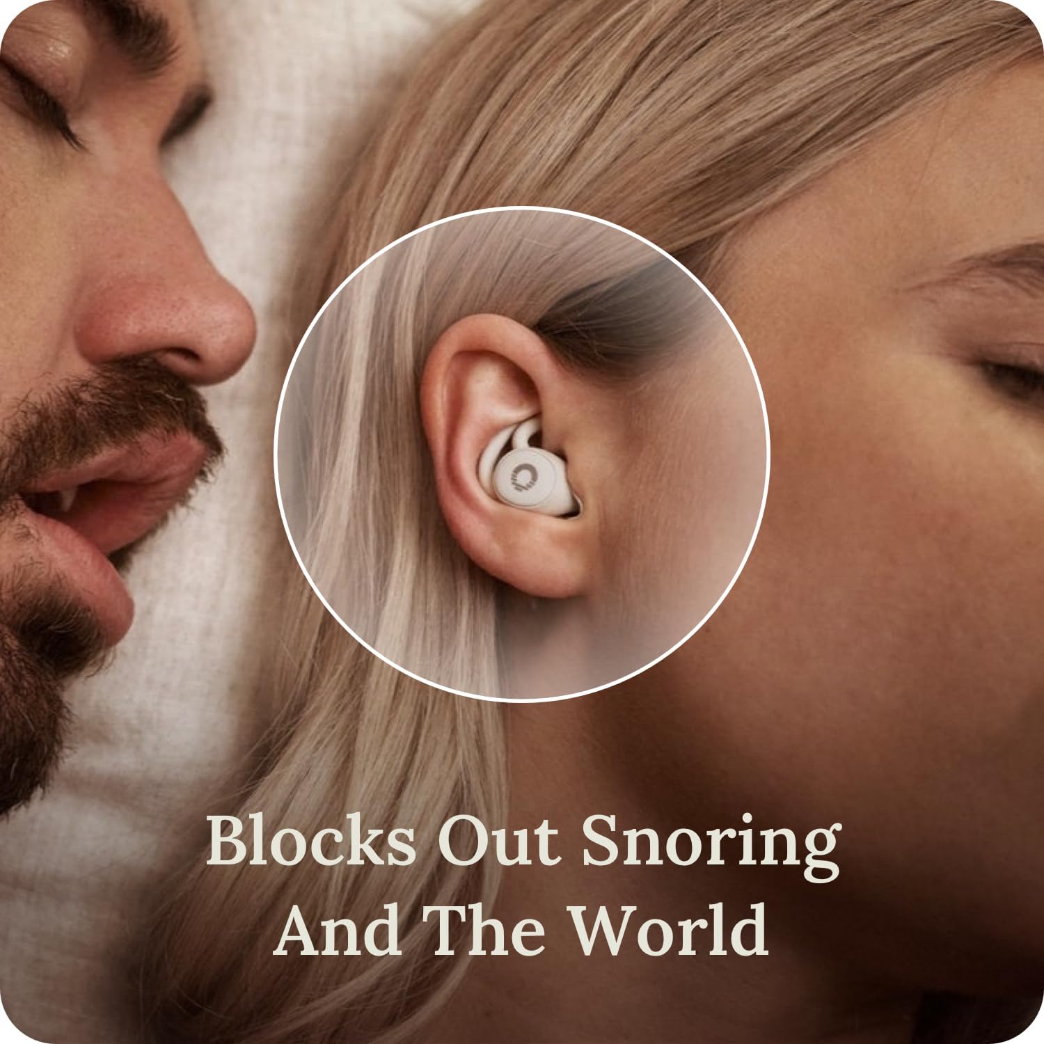 Comfortable Ozlo Sleepbuds: Ozlo Sleepbuds Side Sleeper – Side View