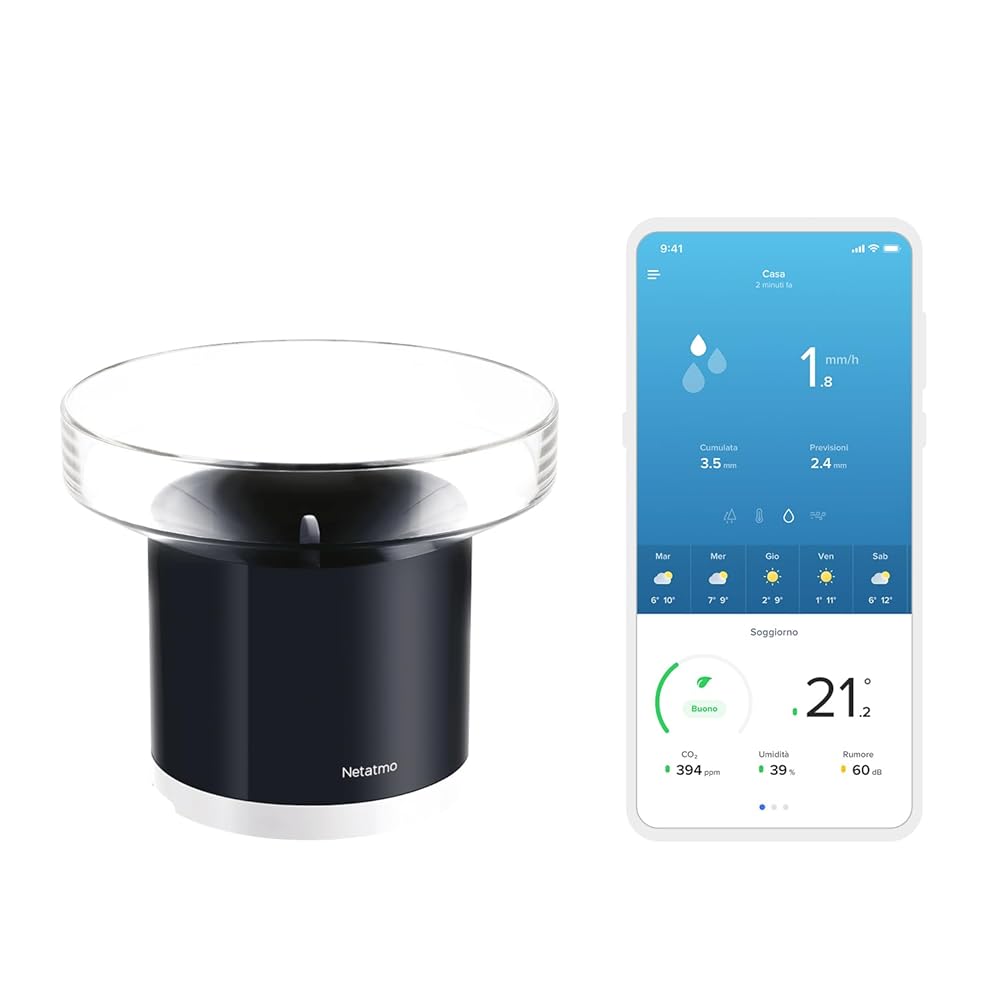 Netatmo Rain Gauge for Netatmo Weather Station