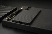 GIMENOHIG Ultra Thin and Lightweight Aramid Carbon Fiber Case for Sony Xperia 1 V (Black)