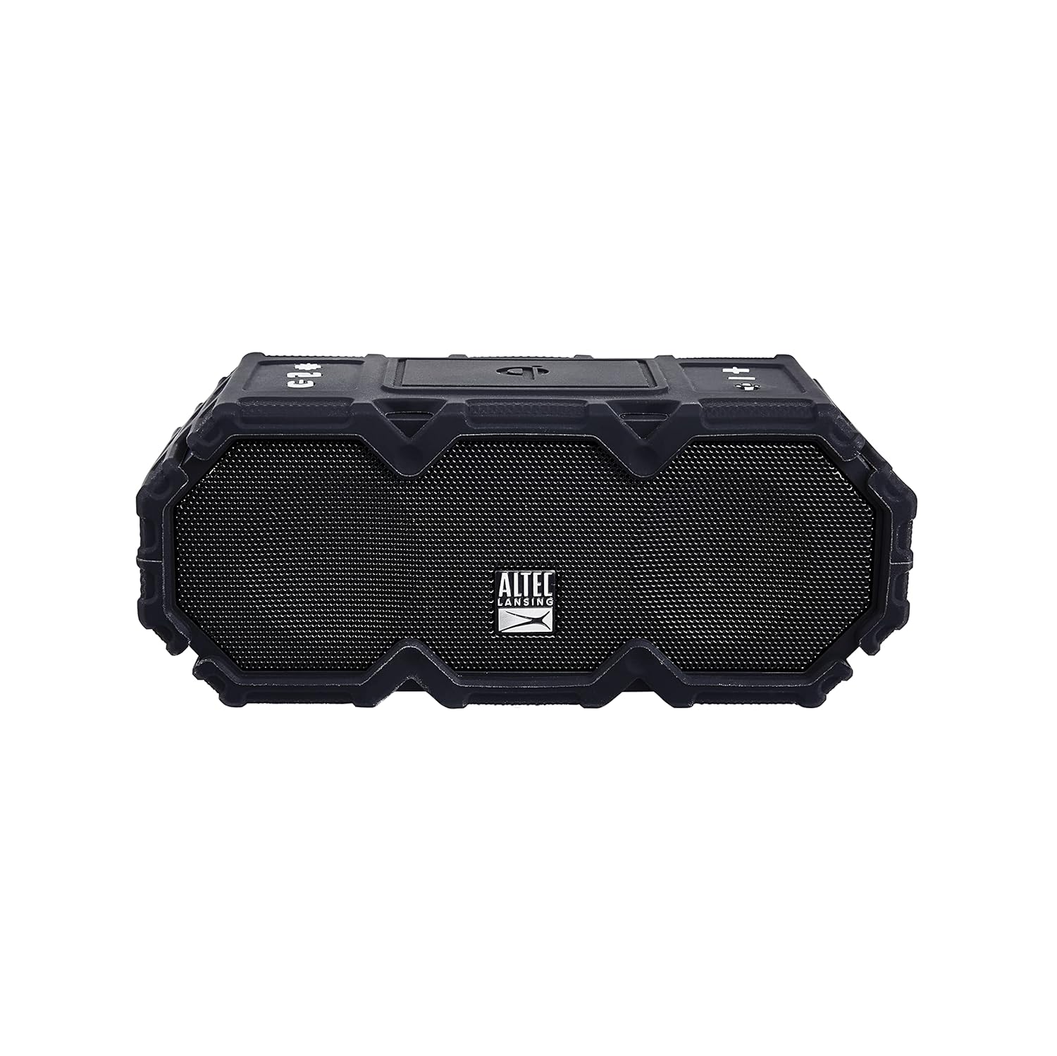 Altec Lansing IMW580 Lifejacket Jolt Heavy Duty Rugged and Waterproof Portable Bluetooth Speaker with Qi Wireless Charging, 20 Hours of Battery Life, 100FT Wireless Range and Voice Assistant