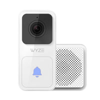 Wyze Video Doorbell (Chime Included), 1080p HD Video, 3:4 Aspect Ratio: 3:4 Head-to-Toe View, 2-Way Audio, Night Vision, Hardwired