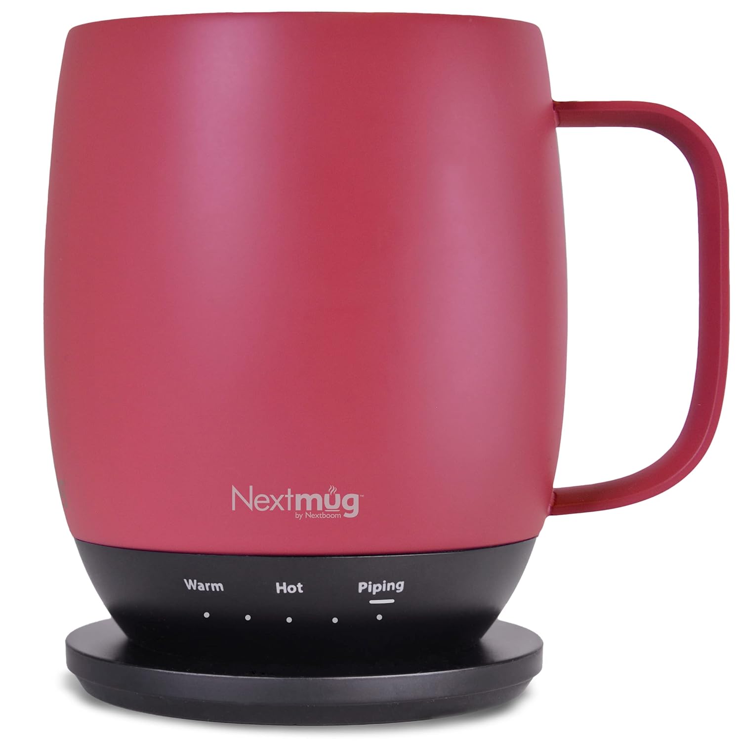 Nextmug - Temperature-Controlled, Self-Heating Coffee Mug (Dusty Rose - 14 oz.)