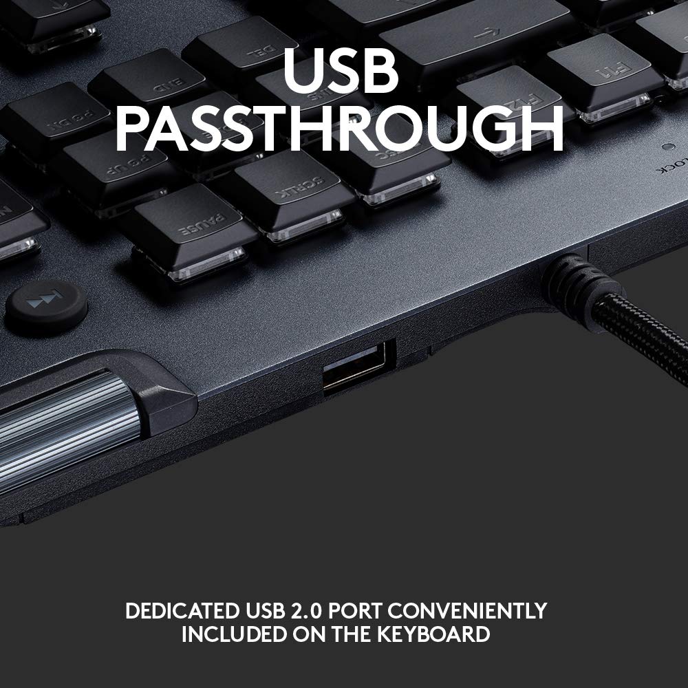 Logitech GL Tactile - Keyboard - Backlit - USB - Key Switch: GL Tactile