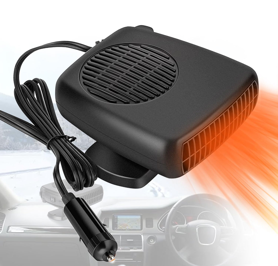 Car Heater, Portable Car Defroster Defogger Heater 2 in 1 Heating/Cooling Handheld Car Heater for Quick Heating Defrosting for Automobile Windscreen Winter