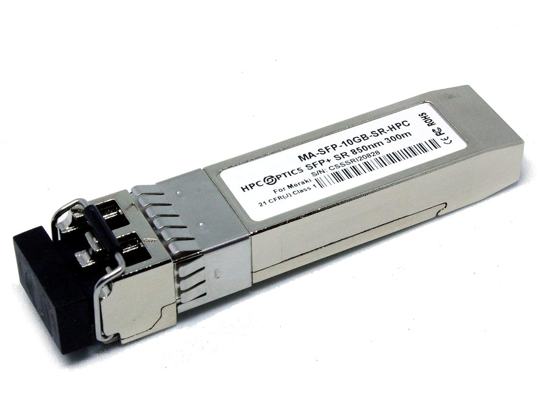Meraki Compatible MA-SFP-10GB-SR 10GBASE-SR SFP+ Transceiver | 10G SR Multi Mode 850nm MA-SFP-10GB-SR-HPC
